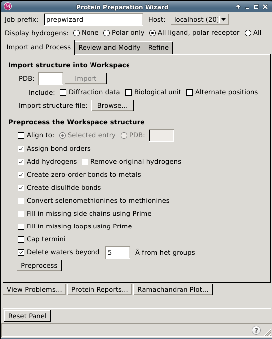 schrodinger2015-2-prepwizardPanel-ImportAndProcess